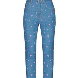 🆕 MARC JACOBS 5 Pocket High Rise Floral Y2K Jeans